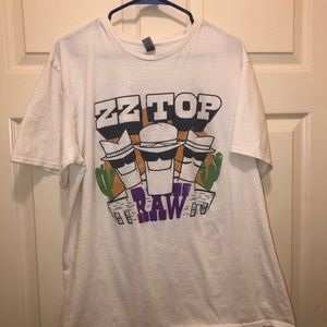 ZZTop concert series Tshirt XL Raw Whisky Tour 2022 never worn
